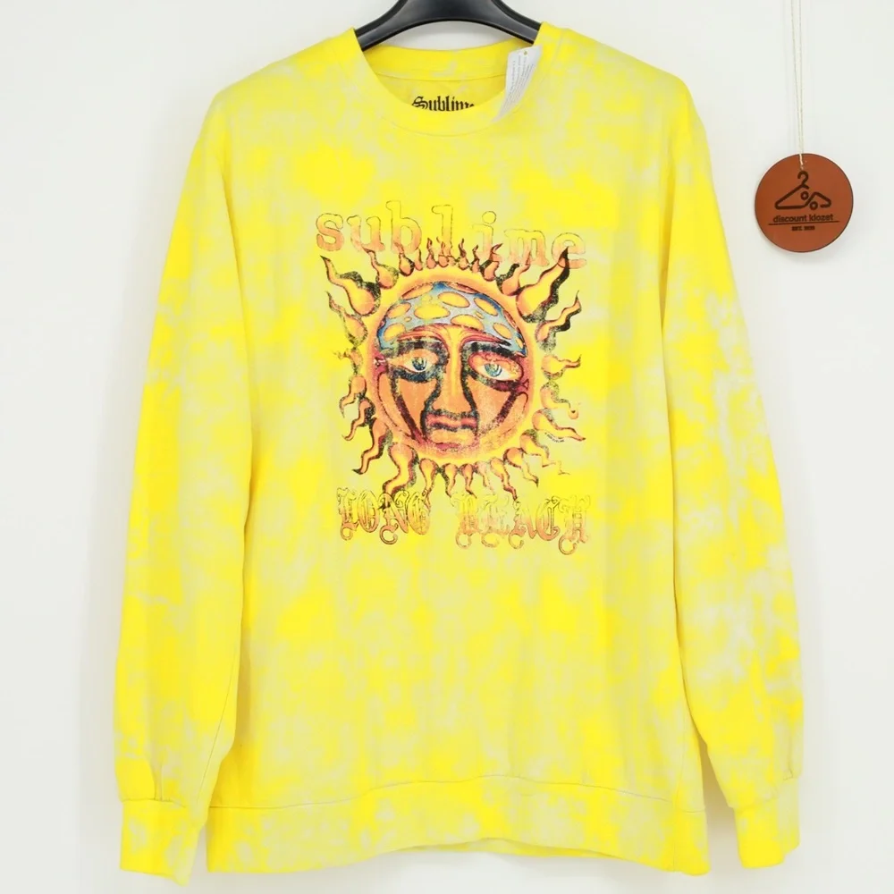 SUBLIME UNISEX TIE DYE CREWNECK SWEATSHIRT - Picture 3 of 7